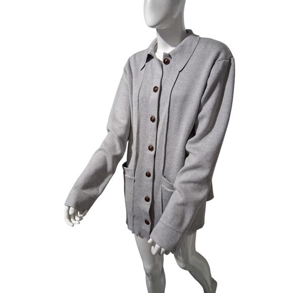 Grace Karin Chunky Women's size Large Casual Button Up Cozycore Career Cardigan - Picture 8 of 10